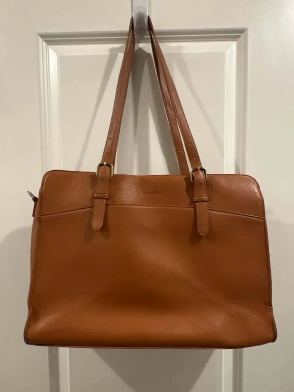 Ecosusi Women's Laptop Work Tote Briefcase in Cognac
